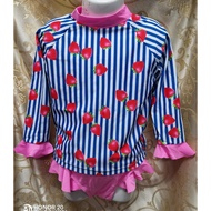 READY STOCK Split Swimsuit Kids Girl 2-piece Set Long-Sleeve
