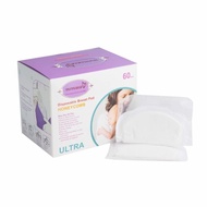 Mamababy Honeycomb Disposable Breast Pads – Ultra Thin & Leak-Proof (60pcs)