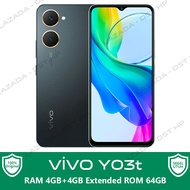 VIVO Y03 RAM 4GB ROM 64GB Baterai 5000mAh Helio G85 Garansi Resmi Hp Terbaru 2024 Bisa COD