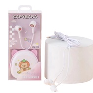 [XY-96] Headset Earphone CAPYBARA / Wadah Headset Hewan Kapibara / Earphone Karakter Kapibara Lucu