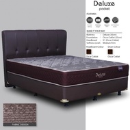springbed central deluxe pocket spring - mattress only / kasur saja - divan hb x1 160 x 200 cm