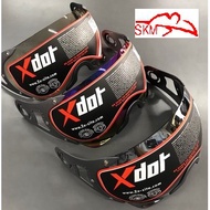 XDOT G103 RAINBOW/TINTED/SILVER CLASSIC VISOR ORIGINAL 300%