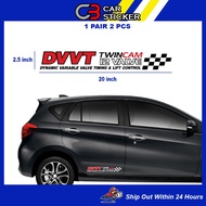 DVVT TWINCAM CAR STICKER/ 1 PAIR 2 PCS / CS739
