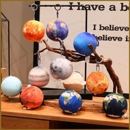 Realistic Earth Moon Solar System Planets Plush Toy Universe 8 Planets Bag Charm Keychain plushie