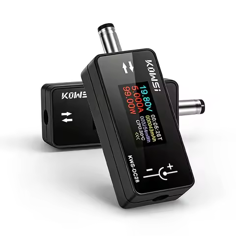 KWS-DC28 Voltmeter Ammeter Power Meter 0.96 inch TFT High Definition Digital Display DC Voltage Indi