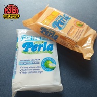 PERLA LAUNDRY SOAP BAR, ORIGINAL WHITE AND PAPAYA