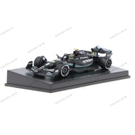 F1 Racing Model 1: 64 SPARK Mercedes Benz W14 Hamilton 2023 Racing Season Model WDC World Champion W