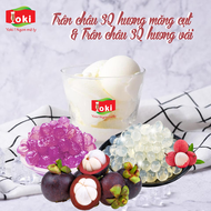 Combo Trân châu 3Q hương măng cụt Yoki và Trân châu 3Q hương vải Yoki