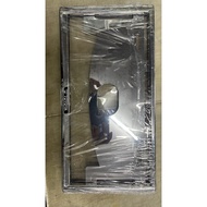 frame plate toyota chrome tag hitam/skru toyota