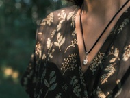 MU  中藥材Blooming系列  覆盆子項鍊  925銀