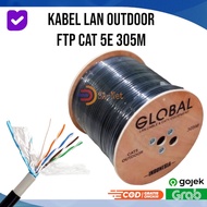 GLOBAL FTP CAT 5E DOUBLE JACKET 305 METER KABEL LAN OUTDOOR SUPPORT 1000MBPS