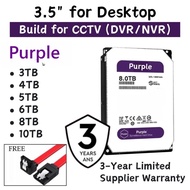 Purple Surveillance HDD Hard Disk 3TB 4TB 6TB 8TB 10TB HDD 3.5" CCTV HDD Hard Drive