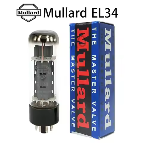 Mullard EL34 Vacuum Tube HIFI Audio Valve Replaces 6CA7 KT77 KT90 5881 6P3P KT66 Electronic Tube Amp