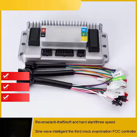 40A 500W Electric Vehicle Controller 48V60V72V96V The Third Mock Examination Sine Wave Brushless Mot