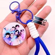 KPOP BTS Keychain Acrylic Pendant Keychains Keyring Jewelry Bag Accessories Car Key Pendants