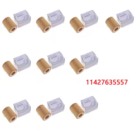 10pcs Oil Filter for BMW 1 3er F20 F21 F30 F35 F80 114i 116i 118i 120i 316i 320i 11427605342 1142763