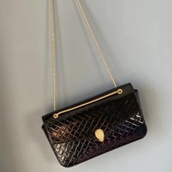 Co-Branded Diamond Chain Baguette Bag