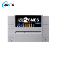 SD2นาฬิกาแบบเรียลไทม์ SNES REV X Pro รุ่น everdrive แฟลชการ์ด128Mbit สำหรับ SFC SNES 16bit US อุปกรณ