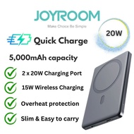 JOYROOM 20W 5000mAh Power Bank PD Fast Charging 3.0A Phone Tablet lpad lphone Samsung Xiaomi Oppo
