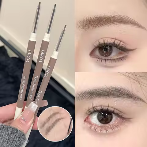 Waterproof Ultra Fine Eyebrow Pencil Double-Ended Eyebrow Pen Sweat-proof Long Lasting Professional 
