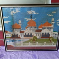 Strimin Sulam benang Masjid kristik