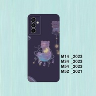 HP Silicone Samsung M14, Samsung M34, Samsung M54, Samsung M52 - Case casing cover Flexible Blackhp