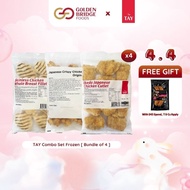 [Bundle of 4] Tay Chicken - Skinless Breast Fillet/ Jap Crispy / Ikeda Jap Cutlet Frozen (HALAL)