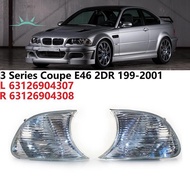 Clear Marker Signal Blinker Corner Parking Light Lamp for  E46 3 Series Coupe 1999-2001 63126904307 