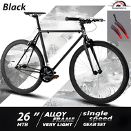 AENXRD จักรยาน 26 นิ้ว จักรยานเสือภูเขา ตีนผี เกียร์ 21 สปีด โช๊ครับแรงกระแทกอย่างดี