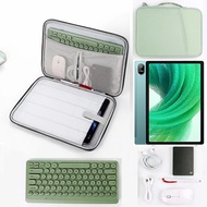 Tablet Storage Bag For Honor Pad 9 12.1" Waterproof Sleeve Handle Zip Pouch Cable Mouse Keyoard Phon