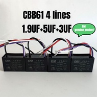 BM CBB61  1.9 UF+5UF+3UF 3 in 1 Fan Speed Regulating Capacitor
