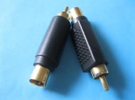Sale Converter RCA Male To Mini 4 pin DIN Plug S-Video Male Gold Head