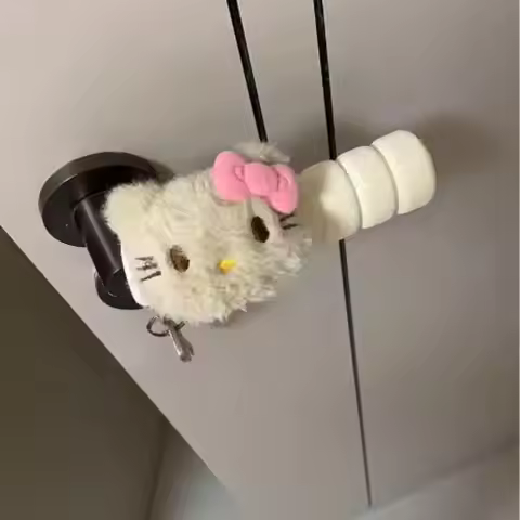 Hello Kitty Room Decoration Animated Y2K Handle Protector Cute family toys for kids Room decoration 