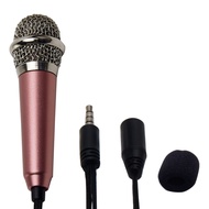 Plug And Play Recording Equipment Aluminum Alloy With Tieline Home Singing Mobile Phone Portable Computer Mini Microphone Megaphones