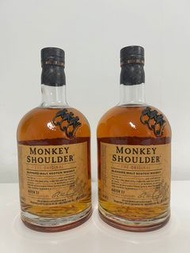 清貨價 (一公升裝, $700/2支) Monkey Shoulder Malt Scotch Whisky 三隻猴子 100%麥芽威士忌 Ginger ( Monkey Scotch Whisky 