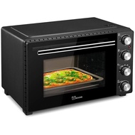 Mini Oven | 35 Lliters |Toaster Oven | Electric Oven | Oven | Small Oven | Double Glass Door | Removable Crumb Tray