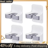 Broom Holder Wall Mounted Broom Holder Traceless Strong Adhesive Hook Wall Rack Punch-Free Broom Hol