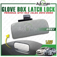 Glove Box Latch Lock Drawer Handle Perodua Alza 2014 - 2021 Myvi 2005 - 2010 Grey Interior Accessori