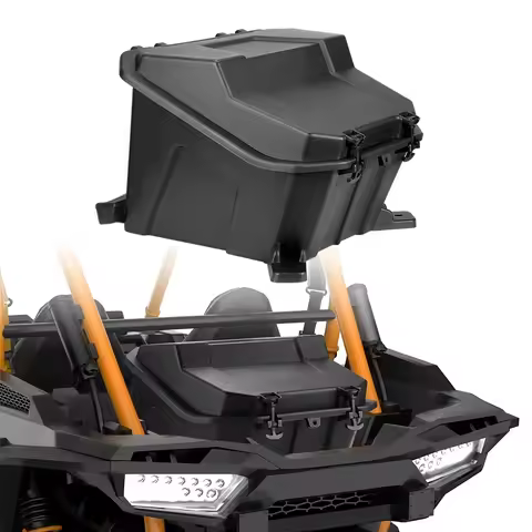 KEMIMOTO UTV #2881193 69QT Cargo Storage Bed Box Compatible With Polaris RZR XP 1000/Turbo/ Trail S 