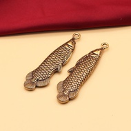 8 ️ ⃣ Imitation Brass Retro Arowana Keychain Alloy Fortune Fish Pendant Jewelry Pendant Product 25.1