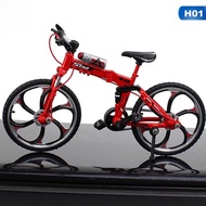 IJVBTV สำหรับเด็ก แฟนจักรยาน มินิ โลหะผสม Diecast ของเล่นสะสม โลหะ Diecast ของเล่นจักรยานเสือภูเขา รุ่นจักรยาน ของเล่นรถแข่ง โมเดลจักรยานเสือหมอบ
