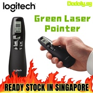 Logitech R800 Wireless Presentation Remove with LCD Display, Timer Feature, Green Laser Pointer