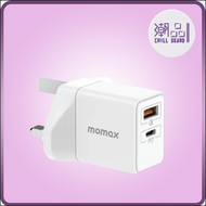 MOMAX - ONEPLUG 25W雙輸出快速充電器 白色 - UM56UKW