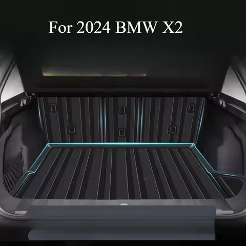 Car Rear Trunk Mat For BMW X2 sDrive20i U10 2024 2025 2026 5SEAT Waterproof Carpet Storage Pads Carg
