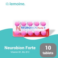 Neurobion Forte 5000 for Vitamin B1, B6, B12 10 Tablets