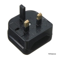 folღ New European Euro EU 2 Pin to UK 3Pin Power Socket Travel Plug Adapter Converter