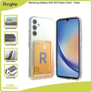 Ringke Samsung A34 5G Fusion Card Clear Casing Softcase Anti-Crack