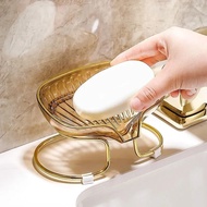 Soap Drain Rack - Sink Container - Non Punching, Household, Luxury, Durable - Toilet Soap Holder - S