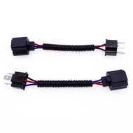 1 Pair H4 Male To H13 Headlight Conversion Wiring Harness Adapter Car Pigtail Wire Connector Cable