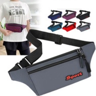 Fashionable cross-body waist bag for men and women made of waterproof and scratch-resistant fabric w